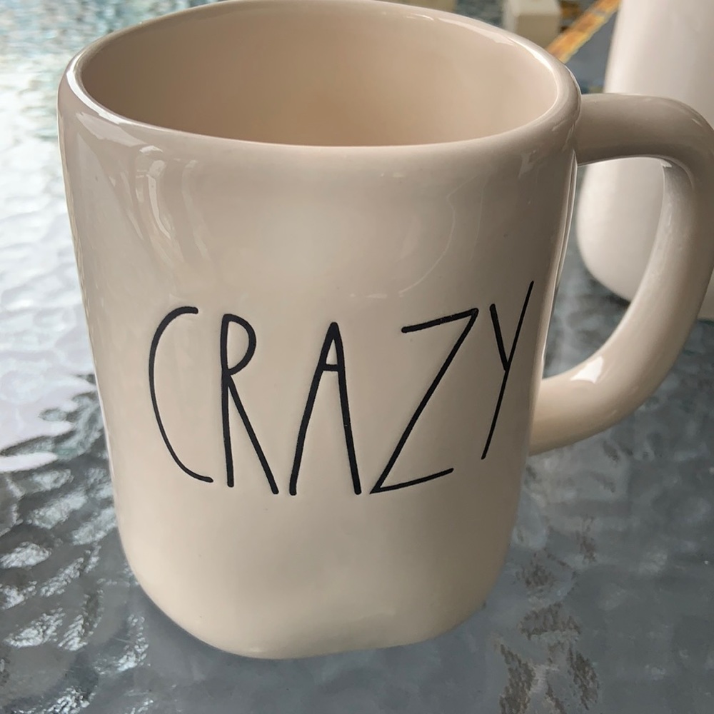 Rae Dunn “CRAZY” Mug